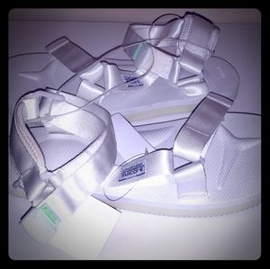 Suicoke white sandals